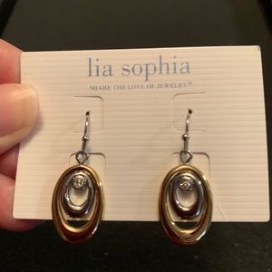 Lia Sophia Earrings Gold And Silver